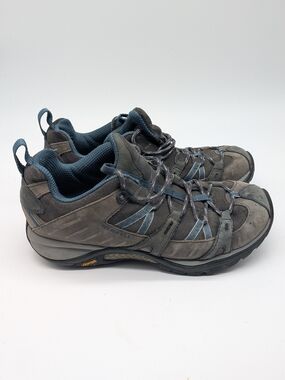 Merrell Siren Sport Women's Hiking Shoes Brown Blue Suede Vibram Size 9